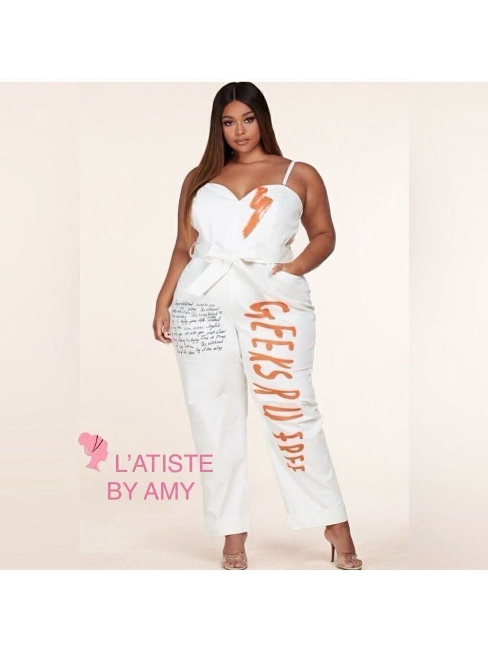 New L'atise Plus Size Strapless Jumpsuits